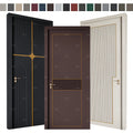 USA Standard Custom Interior Room Door Modern Simple Design Wooden Doors for House Interior Door for Homes Bedroom