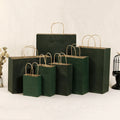 Wholesale Recyclable Screen Printed Kraft Paper Bags for Food Supermarket Promotion Use
