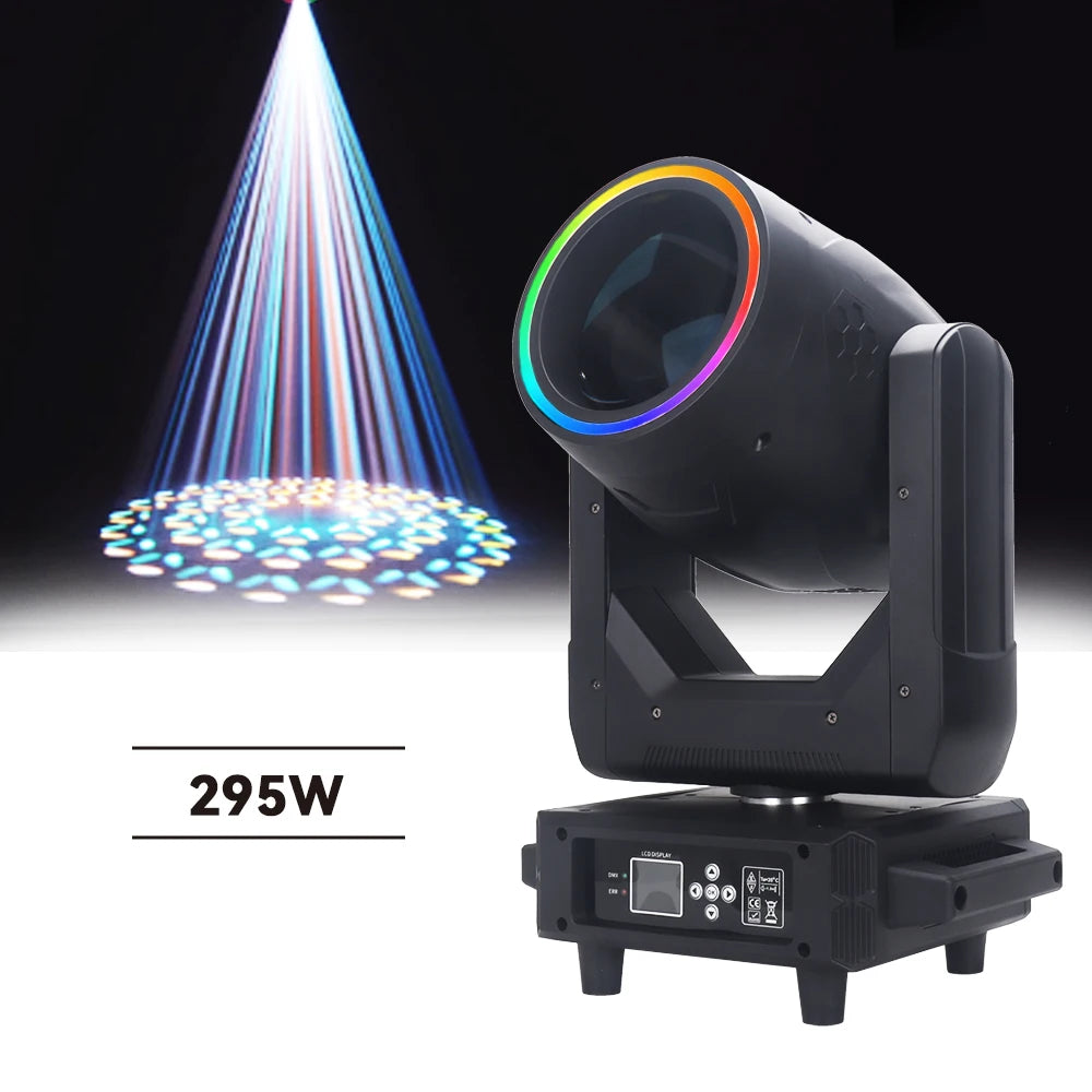 Beam Cabeza Movil 295w Sharpy Dj Light Rainbow Luces Discoteca Beam 295 14r Moving Head Light DMX Luce Beam
