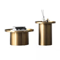 Nordic Modern Marble Coffee Table Simple Golden Round Table Creative Living Room Side Luxury Marble Coffee Tables Set for Home