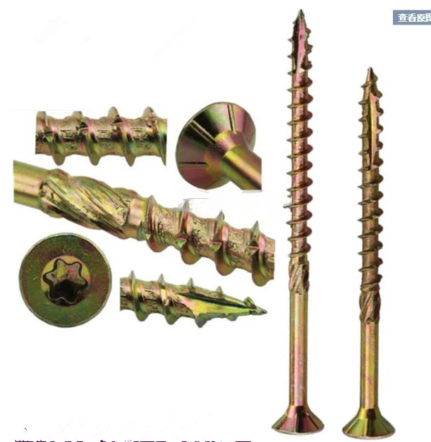M6 M8 Cheap Zinc Plated Steel Flat Countersunk Hex Torx Head Self Tapping Long Wood Screws