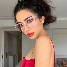 New Fashion Classic Metal Frame Photochromic Anti Blue Light Eyeglasses Wholesale Optical Optical Frames