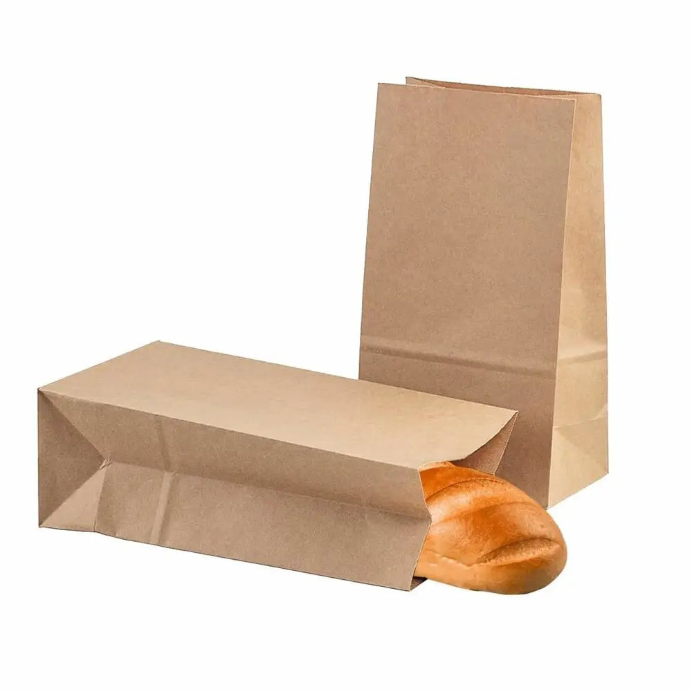 Kraft Paper Bag Grocery Food Grade Bread Sandwich Bags Custom Logo Printing