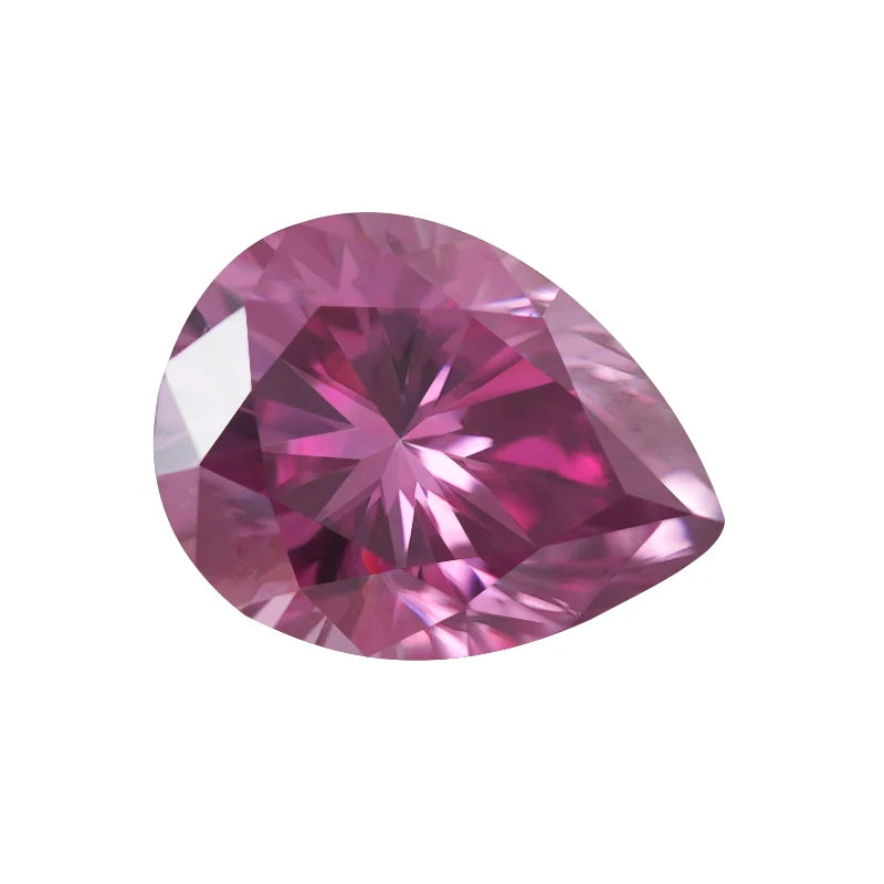 SICGEM Wholesale Pink Pear Moissanite Low Price Dropshipping With Certificate in China