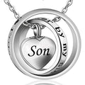 No Longer My Side Forever My Heart Vintage Christian Stainless Steel Urn Necklace Keepsake Ash Holder Pendant Cremation Infinity