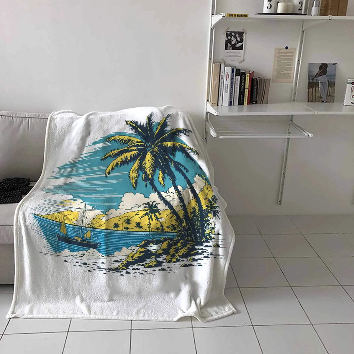 Custom Logo Wholesale Fuzzy Soft Cozy Fleece Throw Blankets Reversible for Bed Couch Sofa Chair MegaBDM