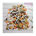 500g Mixed Cartoon Milk Bottle Cookies Flames Slices Polymer Clay Sprinkles Soft Pottery Sprinkles for DIY Craft Slimes Filling