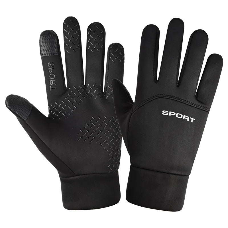 Full Finger Outdoor Sports Gloves Non-Slip Cycling Gloves Winter Warm Riding Gloves Custom Logo