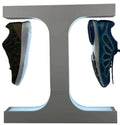 Custom Logo Led Light Magnetic Levitation Floating Double Shoes Display Racks with Remote Controller