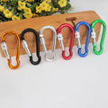 Outdoor Camping Hiking Accessories Aluminium Alloy Safety Lock Carabiner Hook with Lock