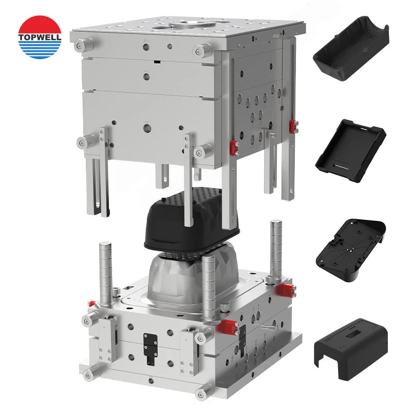 High Performance ABS Car Parts Plastic Injection Multi Cavity Two Colored Customized Injection Moulds Topwell Topwell-01 ISO9001