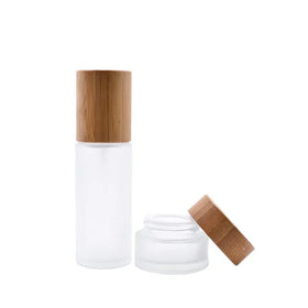 New Product 30ml Bamboo Cosmetic Packaging Set Empty Cosmetic Container for Makeup