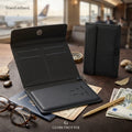 Customize Logo Japan Korean Travel Set Men Certificate Holder Folder Wallet Travel Boarding Pass Passport With Rfid and Coins Id