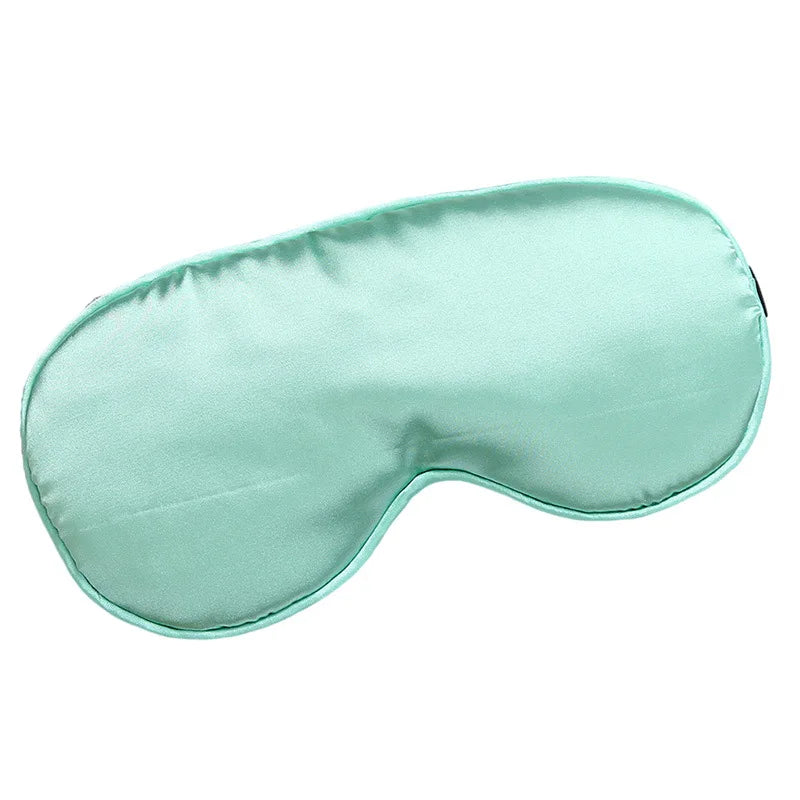 Custom Print Weighted Eyemask 100%pure Satin Silk Under Eye Gel Pads Lucid Dream Mask Eyelash Sleepmask