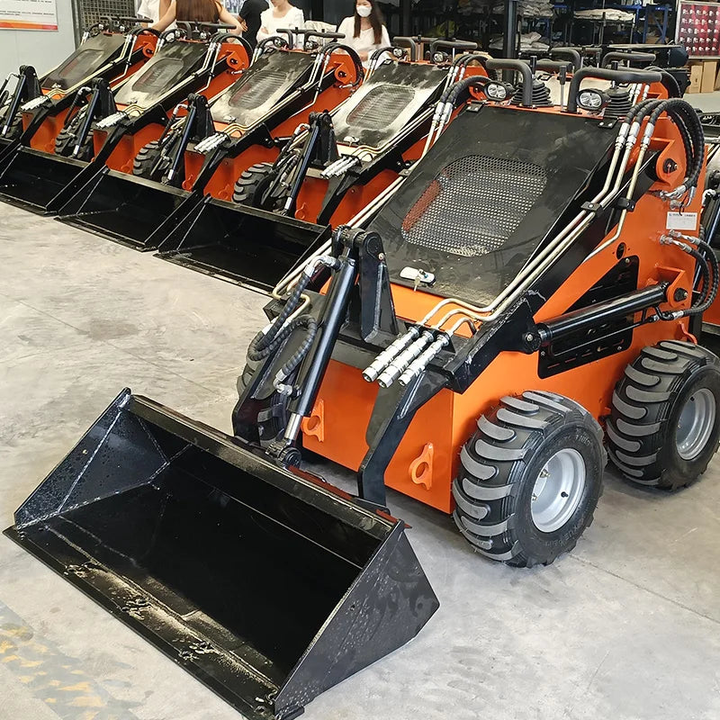 Chinese Factory New Mini Track Loader Skid Steer 300kg 500kg 700kg Mini Skid Steer Loader with Track