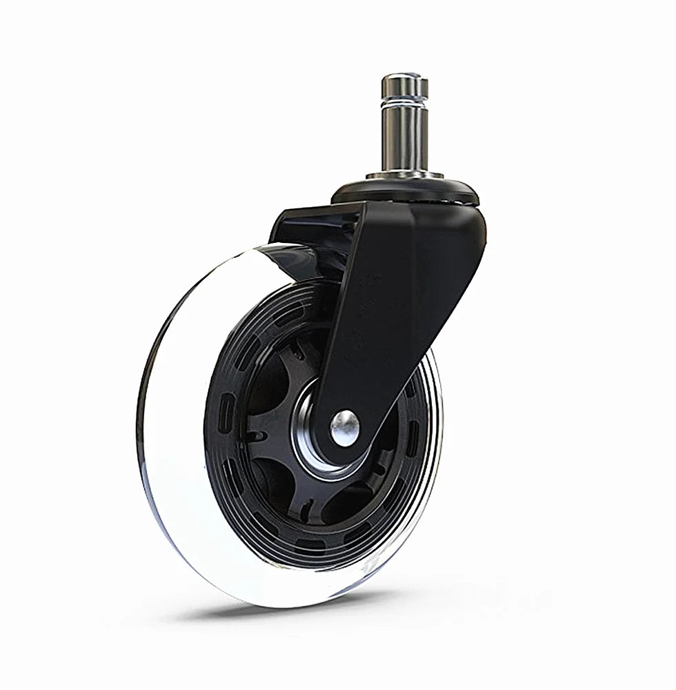 Caster Office Chair Caster Wheels Safe for Hardwood Floor 3 Inch High Quality 1 Set