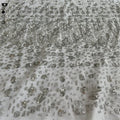 Good Quality Fancy Shiny Glitter Metallic Mesh Fabric with Sequins Eco-Friendly Floral Pattern for Wedding Dresses