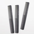 Beautytec Professional  Salon Hairdressing Tool Custom Black Heat Resistant Teasing Carbon Double Teeth Comb