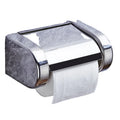 Stainless Steel Chrome Toilet Paper Roll Holder with Waterproof Storage Cover Bathroom Accessories for Home or Hotel Use