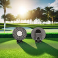 Luxury Golf Hat Clip with 25mm Zinc Alloy Low Price Magnetic Soft Ball Marker and Printed Logo Multi-Use Golf Marker Hat Clip