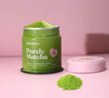 New Green Airtight 30g Screw Top Sealed Coffee Tea Packaging Tin Box Metal Round Matcha Tin Can