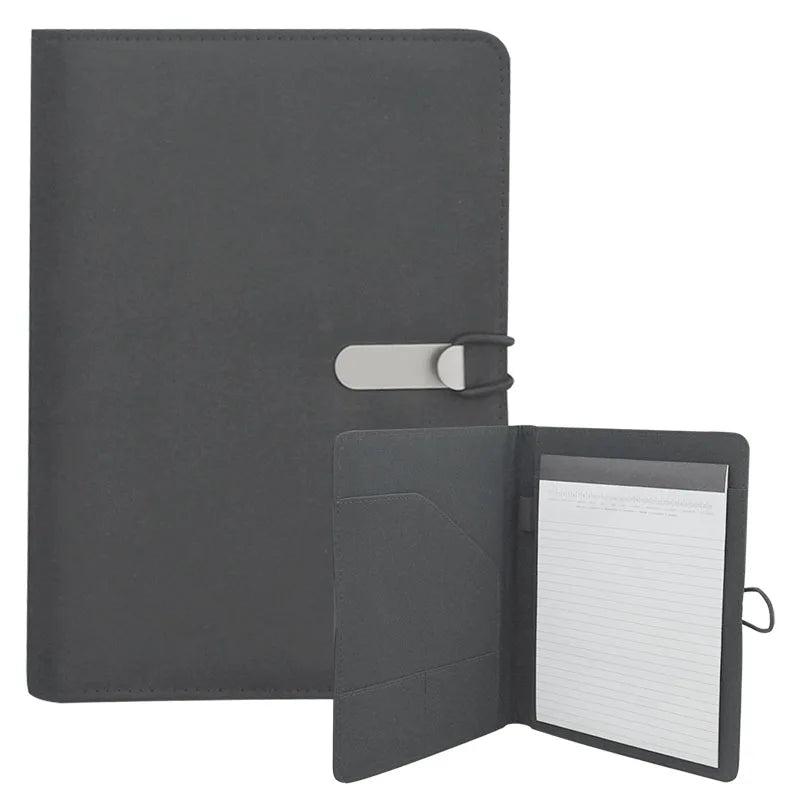 Modernqiu Custom Logo Leather Portfolio A5 File Folder Wholesale PU Document Filing Products