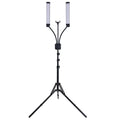 Brow Beauty Eyelash Bicolor LED Half Moon Lashes Light Professional Floor Lamp for Tattoo Aritists Eyelash Extension Lamp Curv