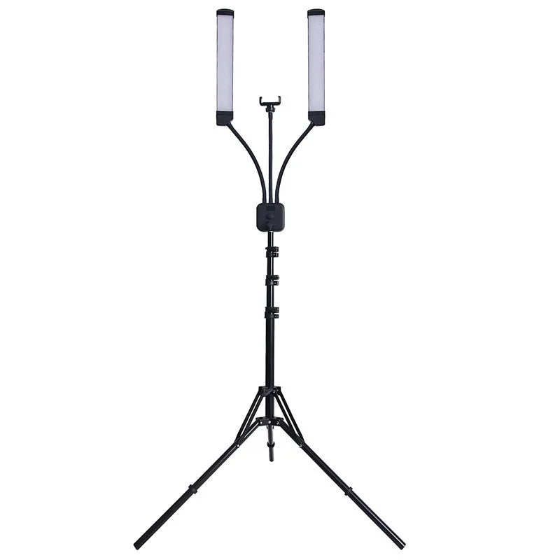 Brow Beauty Eyelash Bicolor LED Half Moon Lashes Light Professional Floor Lamp for Tattoo Aritists Eyelash Extension Lamp Curv