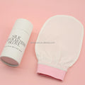 Gants Exfoliant En Soie VÃ©ritable Pour Le Visage Et Le Corps  Avec Logo PersonnalisÃ©