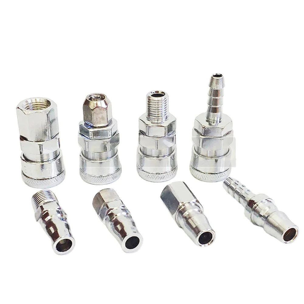 Pneumatic Fittings for Air Compressor Hose Quick Coupler Plug Socket Connector SP20PP20SM20PM20SH20PH20SF20PF20 Type Air Pump