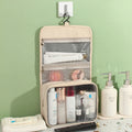 New Arrival Fashion Hanging Travel Toiletry Bag Portable Cosmetic Organizer Pouch Large Capacity Wash Cosmetic Makeup Bag