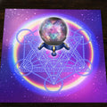50/75cm Nonwoven Velvet Tarot Divination Altar Tablecloth with Floral Pattern Customizable for Home & Wedding Use