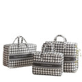 Portable Wardrobe Organizer Printed Quilt Clothes Storage Bag Oversized Moving Luggage Box Foldable Organization Case