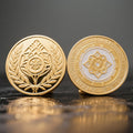 Factory Personalized Sample Gold Commemorative Coins Enamel Zinc Alloy Metal Coin Custom 3D Brass Metal Engraved Challenge Coin