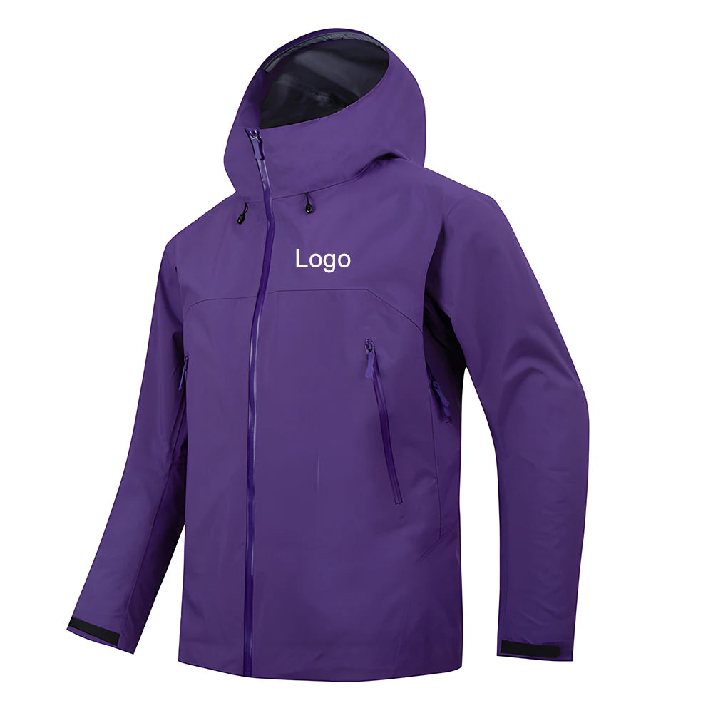 Unisex Lightweight Waterproof Windbreaker Jacket for Men and Women 2025 Autumn Outdoor Fashion Raincoat Safari Style
