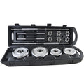 SQ RHD 50kg Cast Iron Chrome Adjustable Professional Dumbbell Barbell Set for Commercial Use