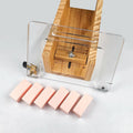 Early Riser Wooden Soap Cutter Set Manual Cheese Chocolate Wire Slicer Home Handmade Candles Trimming Multi-purpose Diy Cutting