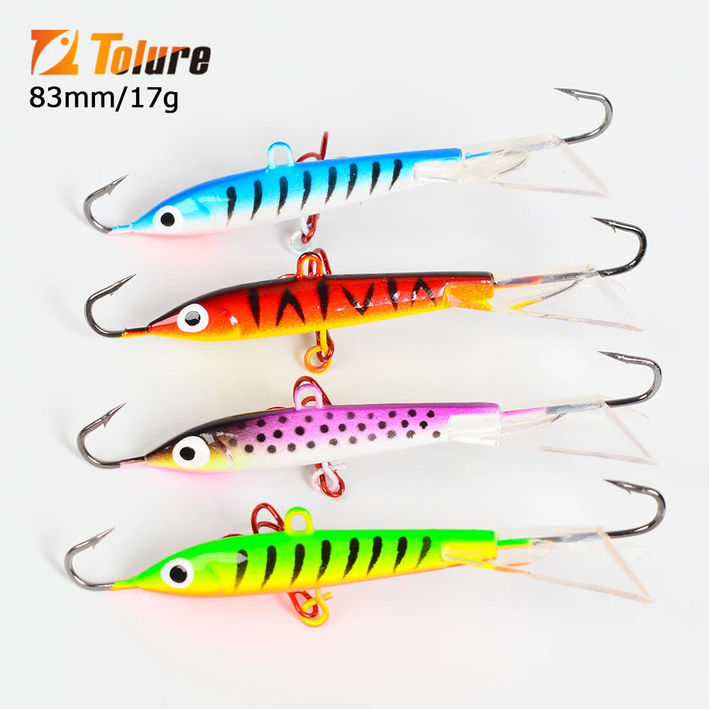 Tolure New Design Hot Sale 17g Manufacturing Artificial Freshwater Ice Fishing Lure Metal Ice Jig Fishing Lure