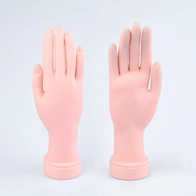 Jieniya New Practice Hand Fake Hand Manicure Practice Tool New Nails Practice