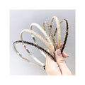 Korean New Fashion Shiny Beaded Crystal Diamond Hair Hoop Narrow Sweet Lady Headband Rhinestone