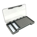 PP Plastic Fly Fishing Tackle Box Transparent Lid With Inner Form 3 Compartments Fishing Accessories Fly Fishing Lure Box