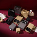 Wholesale Special Shiny Glitter Paper Gold Silver Jewelry Storage Rigid Slide Drawer Boxes for Packaging