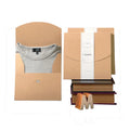 Custom Sleeve Clothing Paper Envelope  Recycled Paper Envelopes for T-shirt Cloth Packaging Kraft Box