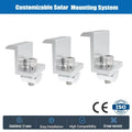 High Quality Aluminium Solar End Clamp 33mm 35mm for PV Modules Installation