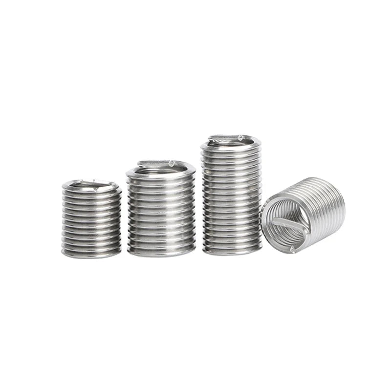 XYY M5/16-24 Industrial Fastener 304 Stainless Steel Wire Inserts /UNC/UNF Thread Type 1D-3D Length Natural Color Packaged