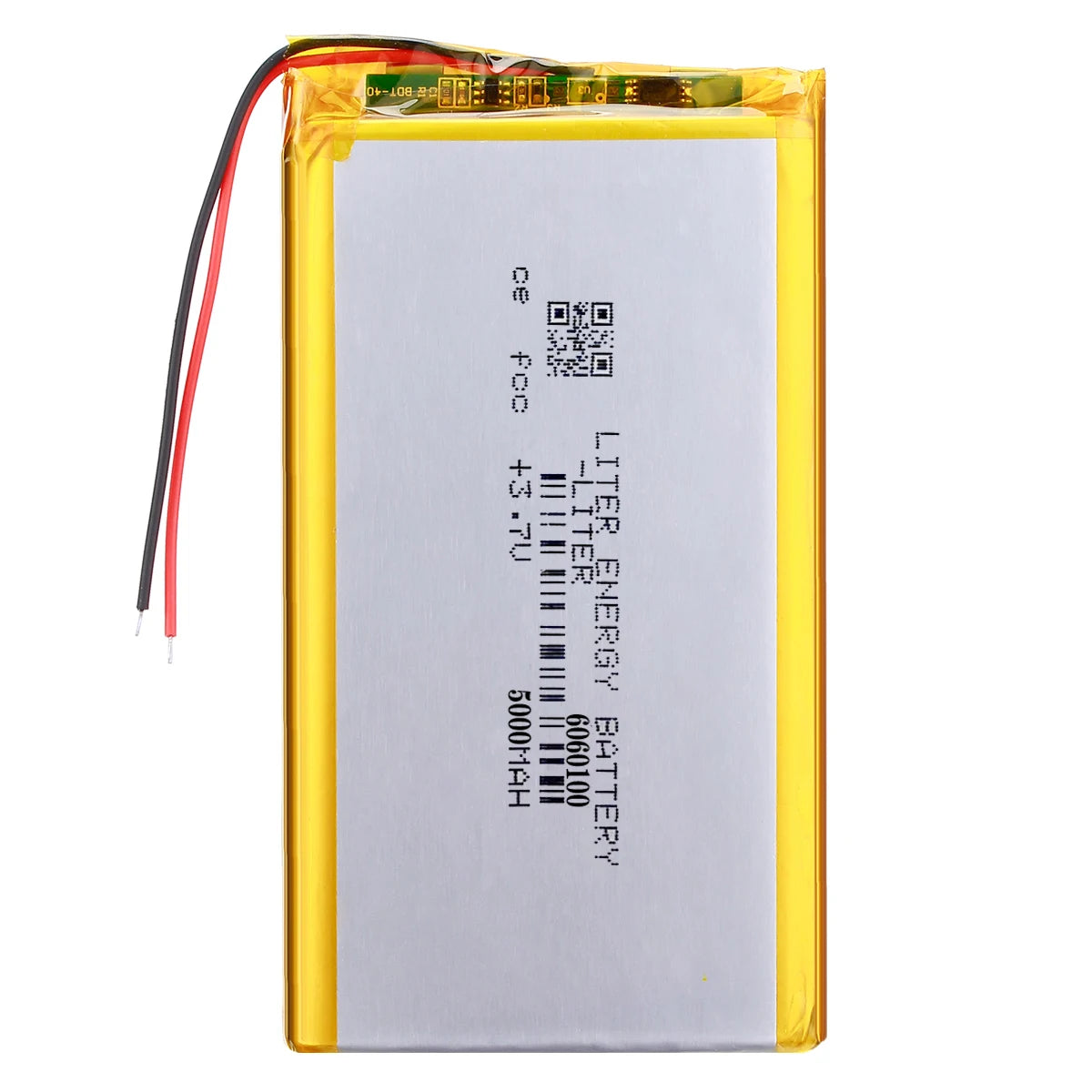 6060100 3.7V 5000mAh Lithium Polymer Rechargeable Battery for Power Bank Lamps E-book Tablet Point Reading Machine
