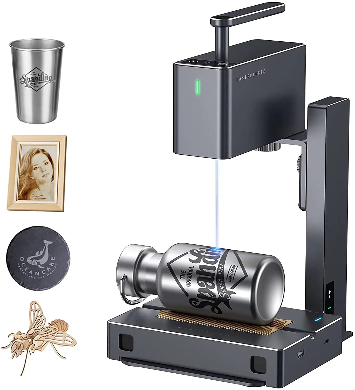 Mini Laserpecker LP2 Laser Engraving Machine Most Popular Engraving Handheldable Dual Laser Engraver Cutter
