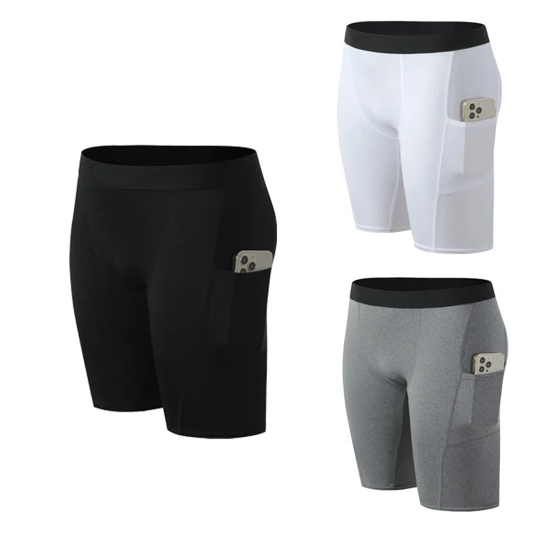 Beach Casual Lightweight Spandex/Polyester Sport Shorts for Men with Quick Dry & Waterproof Features