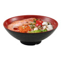 Unbreakable Restaurant Dinnerware Noodle Serving  9.5 Inch Large Two Tone Color Melamine Ramen Bowl