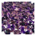 Hongzhuo Wholesale Natural Healing Stone Crystal Crafts Polished Gemstone Nice Amethyst Palm Stone for Decoration